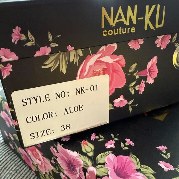 Free People Nan Ku Cruise Studded Hi Top Sneakers in Aloe Size 8 - Picture 7 of 7